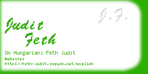 judit feth business card